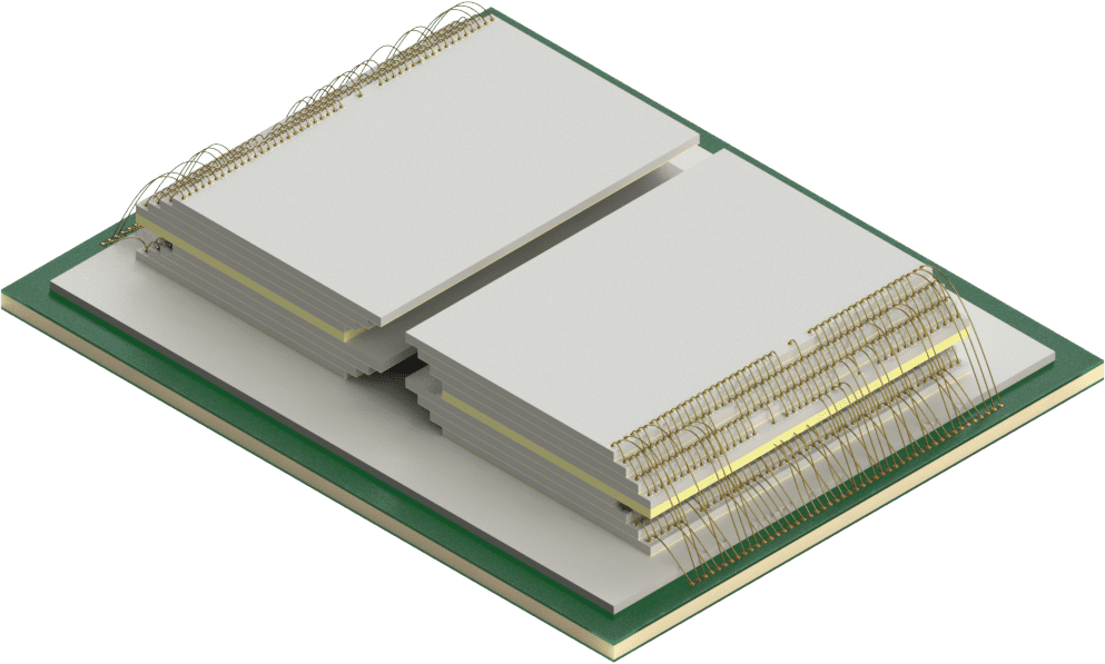 Stacked CSP Memory Package