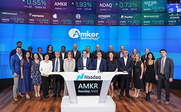 Amkor management at NASDAQ Bell Ringing