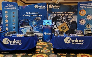 Amkor booth at IMAPS DPC 2024