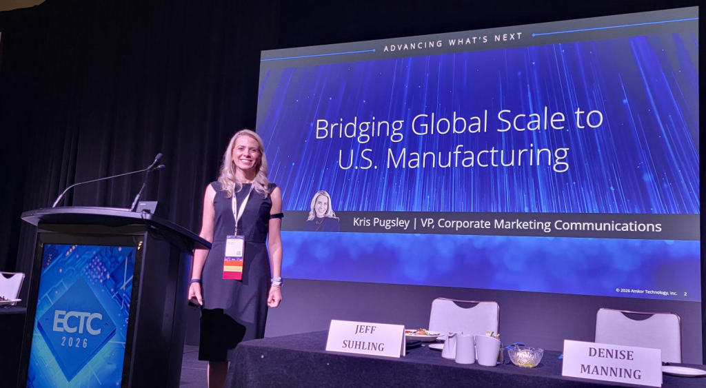 Amkor ECTC 2026 luncheon presentation on U.S. semiconductor manufacturing expansion