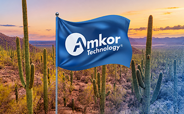 Amkor Technology Flag in Desert